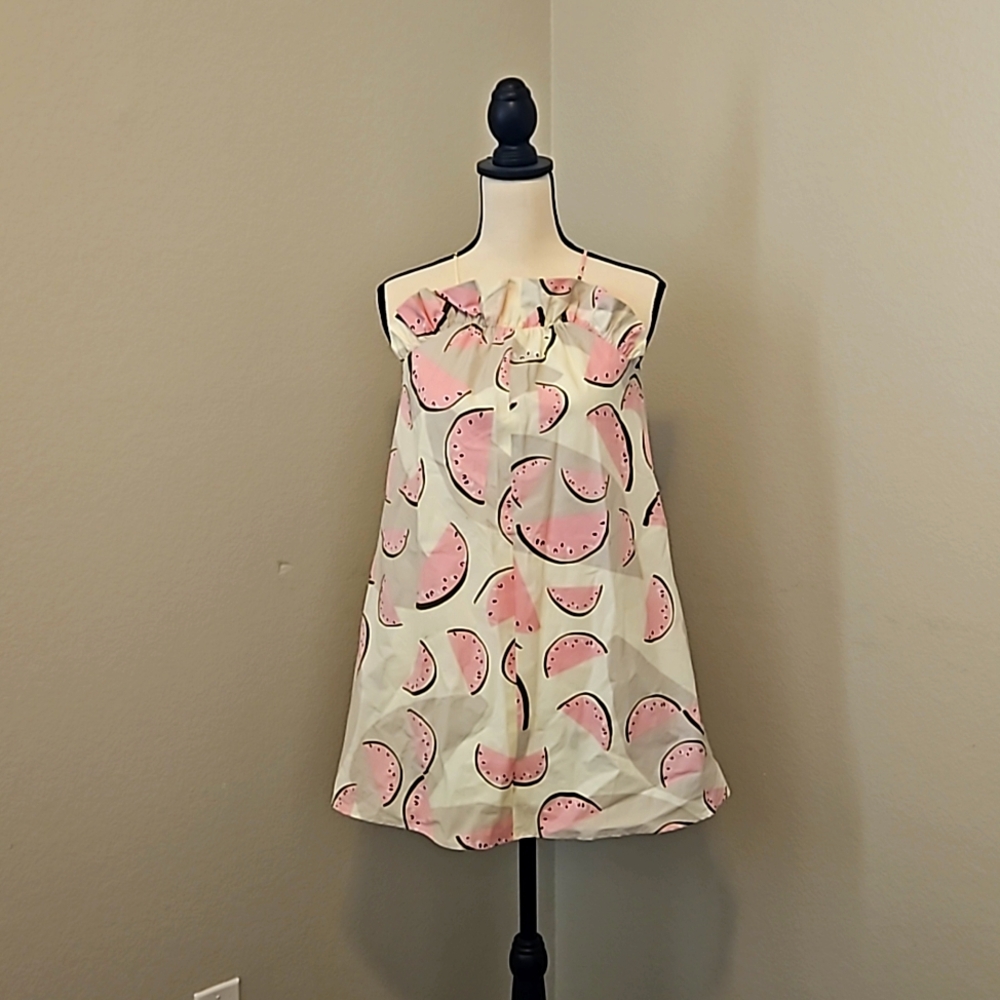 Watermelon Slice Sundress by Corey Lynn Calter from Anthropologie, XXS Petite